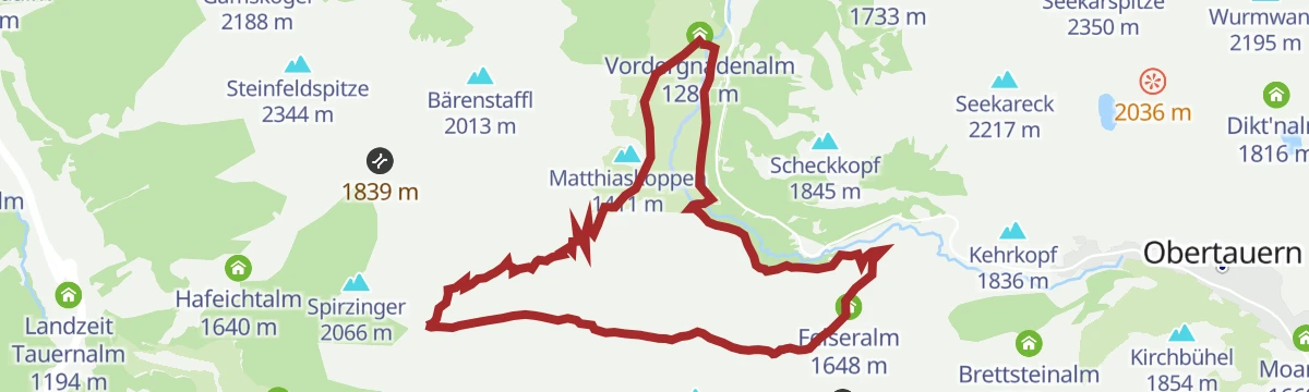 Route map: Hirschwandsteig Rundweg